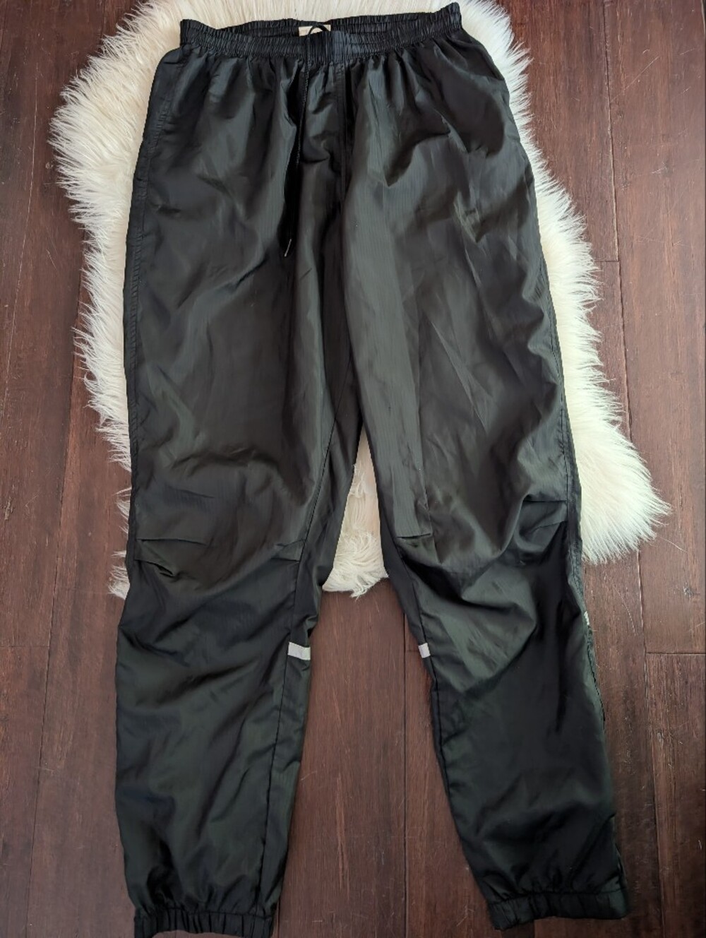 L.L. Bean Women's Black Windbreaker Pants